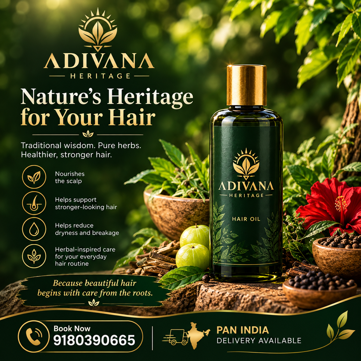 ADIVANA HAIR OIL I ADIVASI HAIR OIL